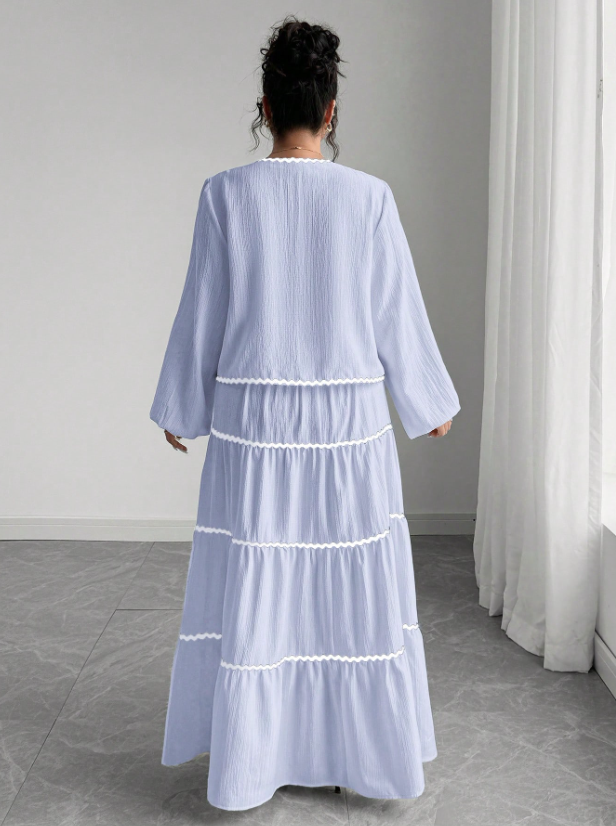 Woven Long Sleeve & Skirt PLUS