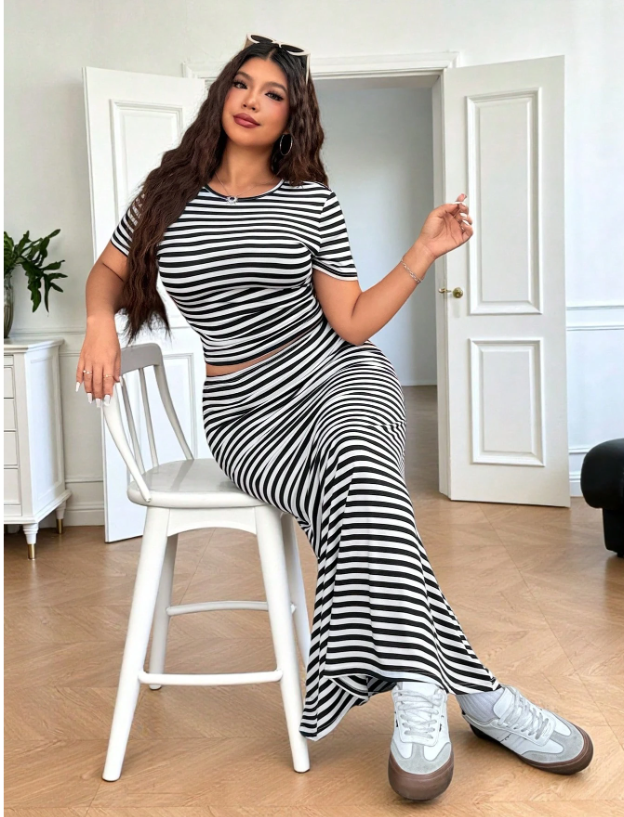 Sleek Stripes OOTD