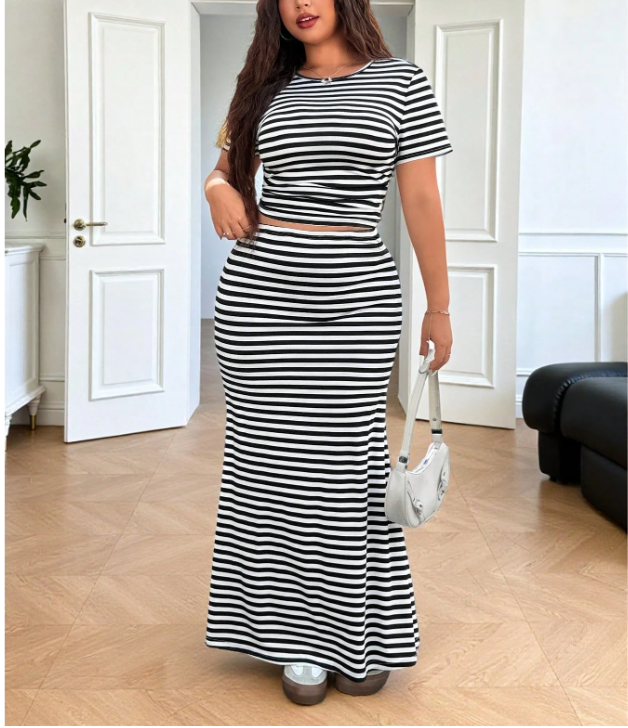 Sleek Stripes OOTD