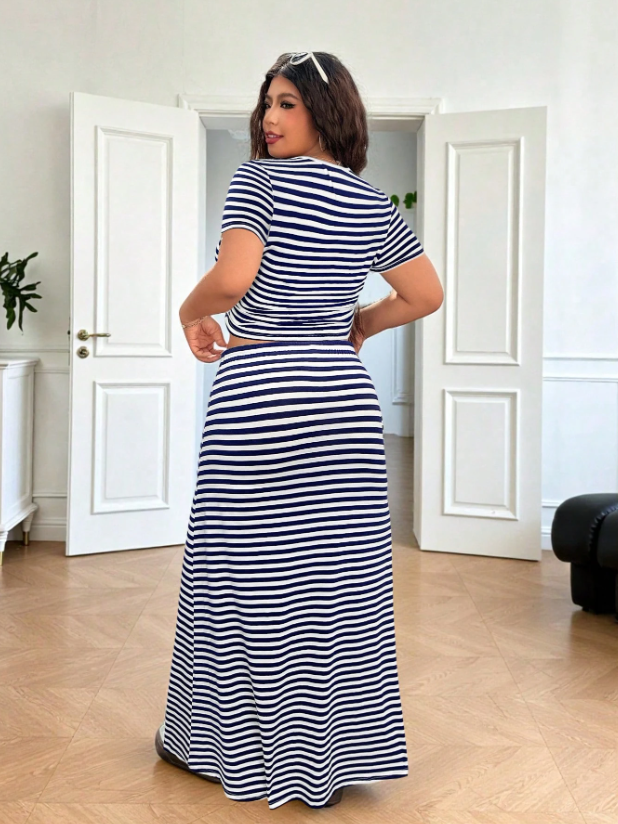 Sleek Stripes OOTD