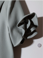 Applique and Pleated Suit