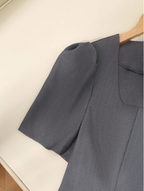 Plus Size Softly Pleated Skirt and Suit Top