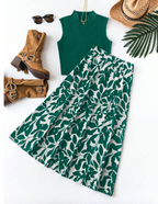 Traditional Printed Skirt and Top GIRLs