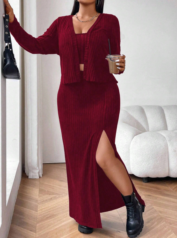 Stylish 3Pc Long Sleeve Set