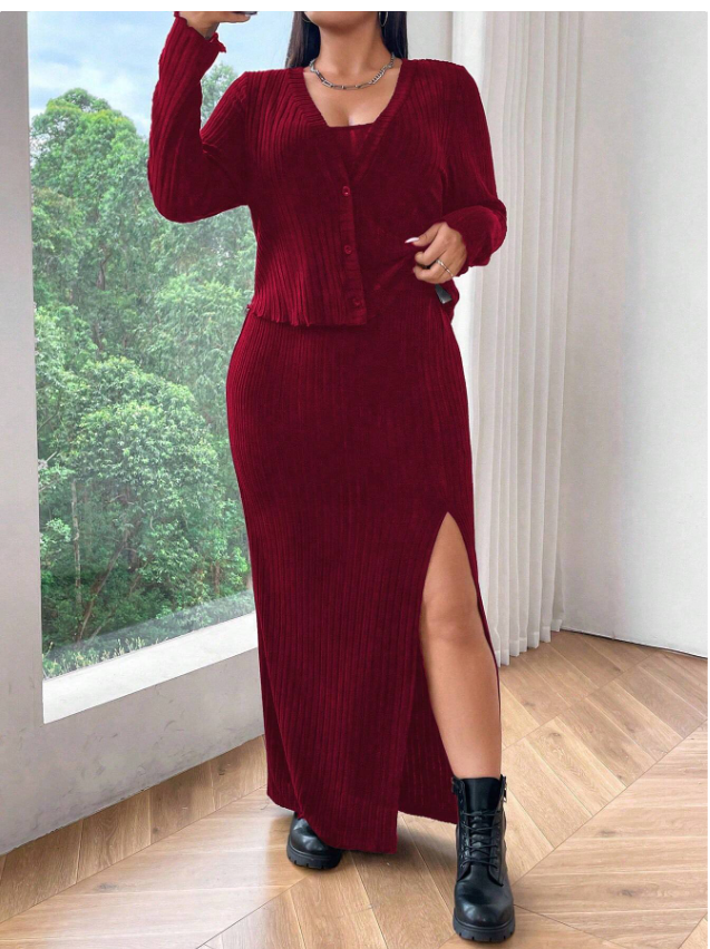 Stylish 3Pc Long Sleeve Set