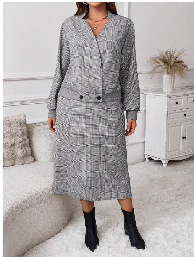 Office Ready Plaid Fit