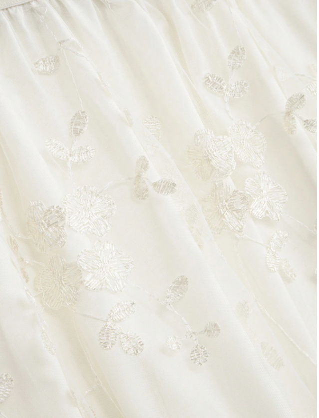 Elegantly Embroidered Design Skirt