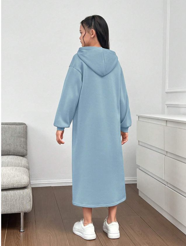 GIRLs Sweater Hoodie Dress