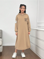GIRLs Sweater Hoodie Dress
