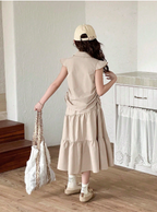 Matching Ruffles Skirt Set