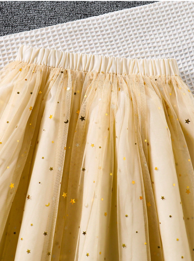 Stars and Glitter Skirt and Top