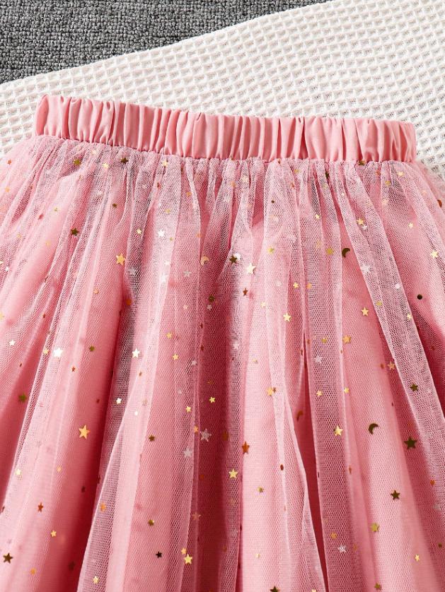 Stars and Glitter Skirt and Top