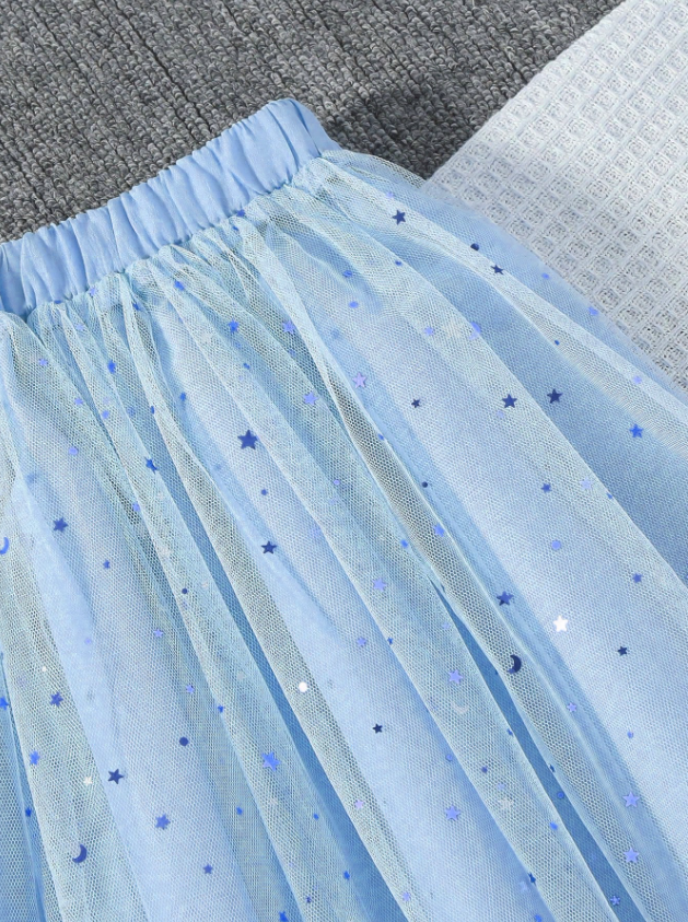 Stars and Glitter Skirt and Top