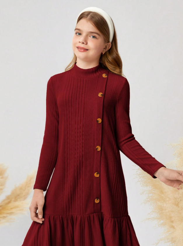GIRLs Ruffles Lined Skirt