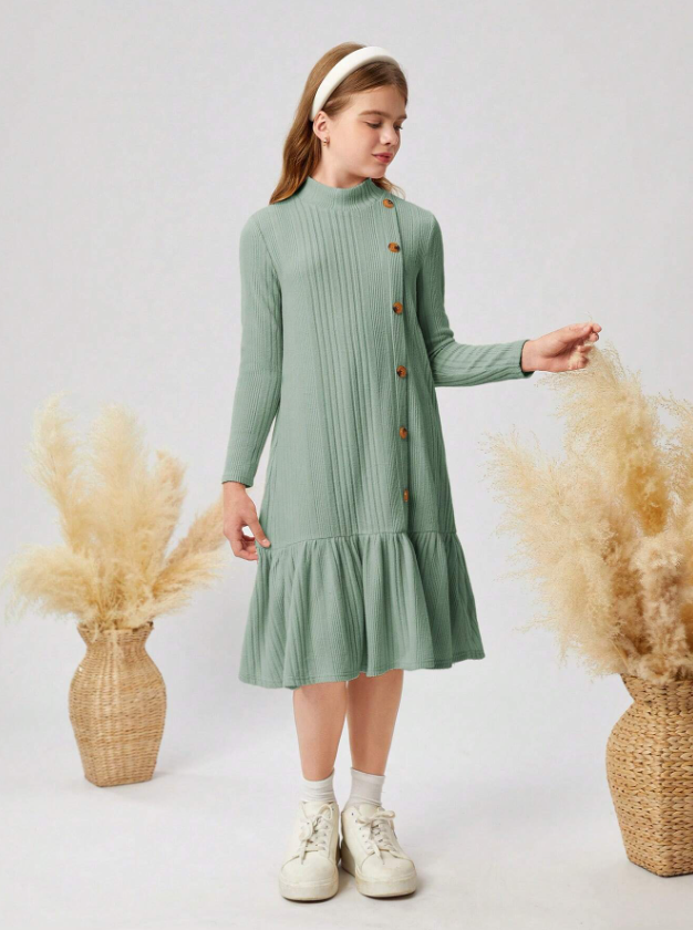 GIRLs Ruffles Lined Skirt