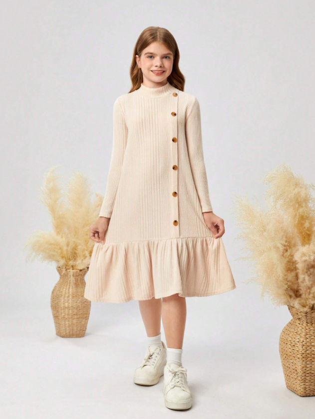 GIRLs Ruffles Lined Skirt