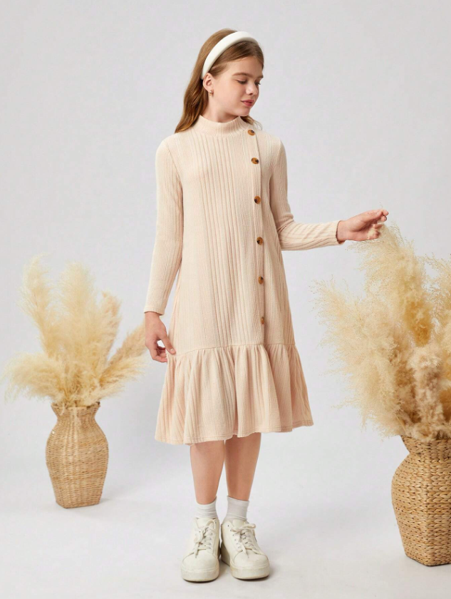 GIRLs Ruffles Lined Skirt