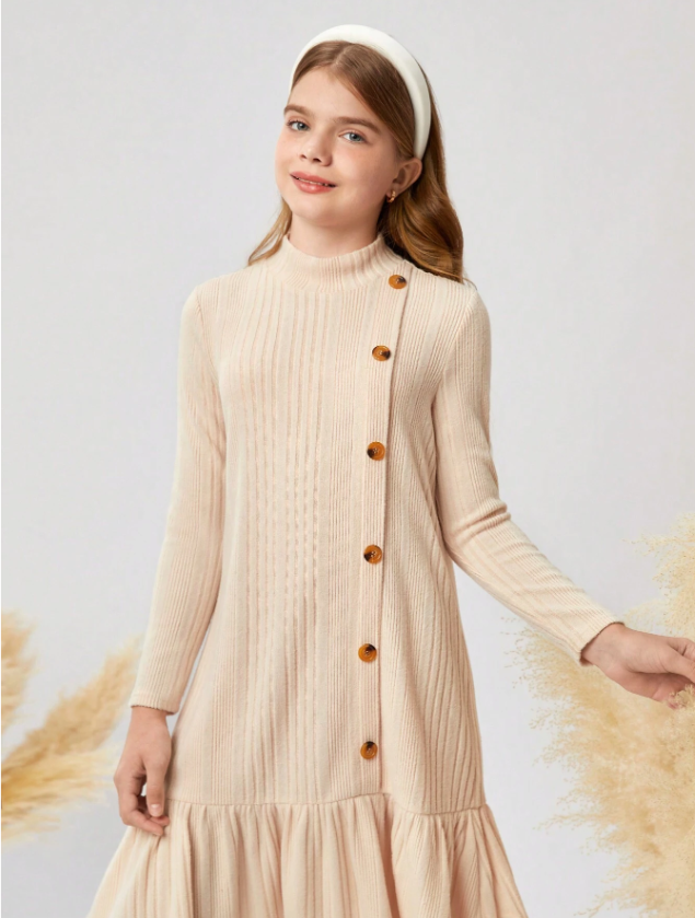 GIRLs Ruffles Lined Skirt