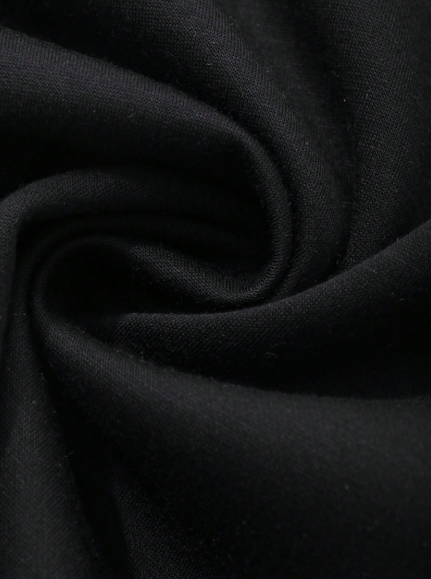 Luxury Top and Skirt in Black