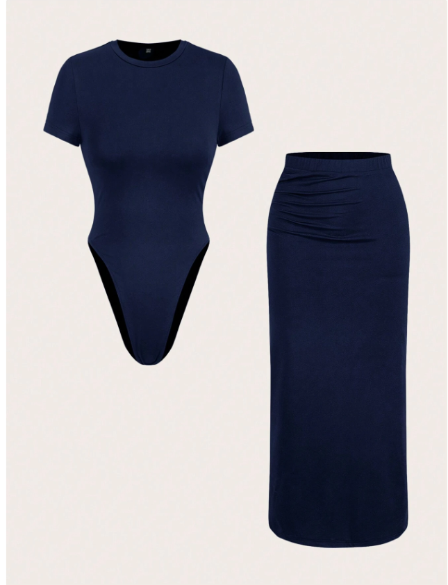 Ultra Slimming Body Suit and Skirt