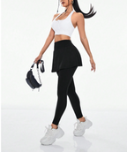 Sporty Long Skirt Leggings