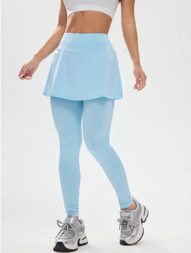 Sporty Long Skirt Leggings