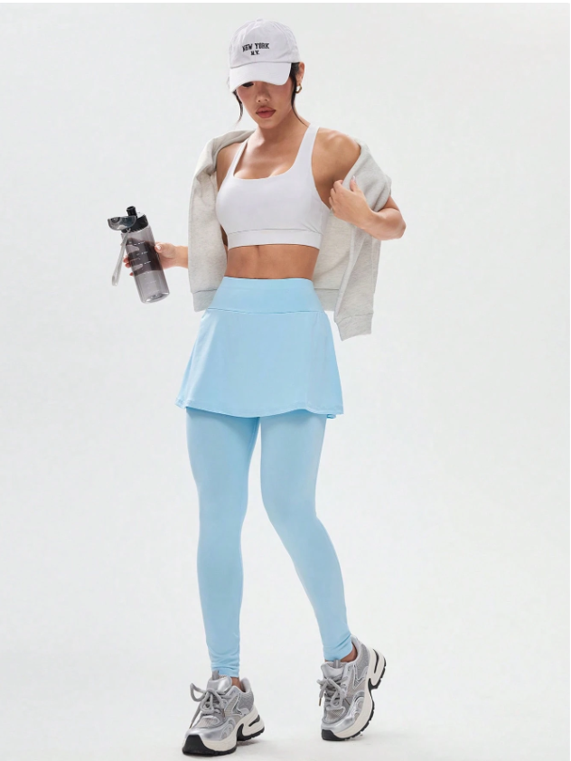 Sporty Long Skirt Leggings
