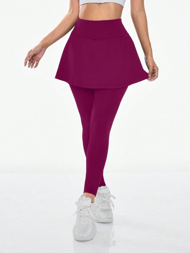 Sporty Long Skirt Leggings