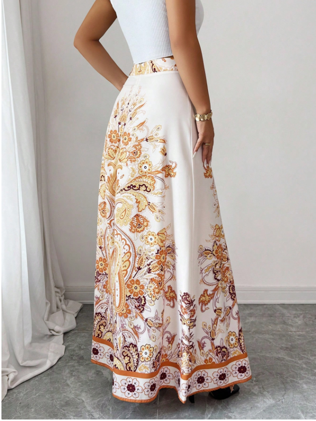 Soft Elegant Prints Skirt