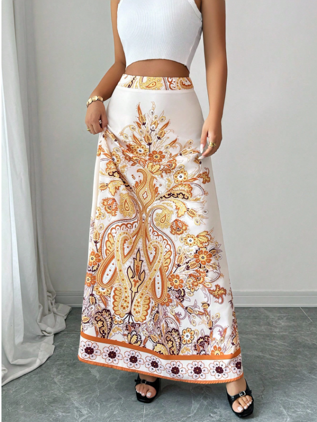 Soft Elegant Prints Skirt