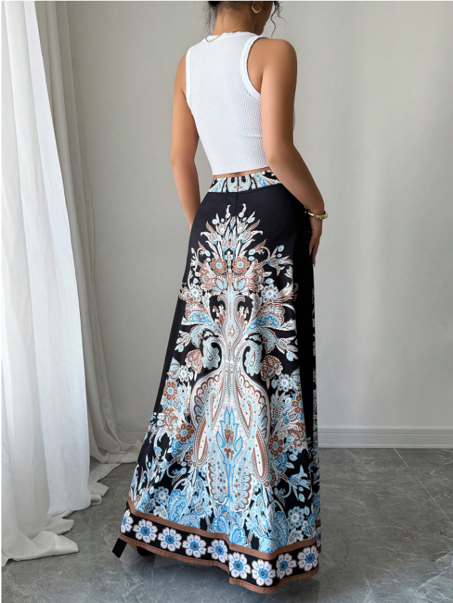 Soft Elegant Prints Skirt