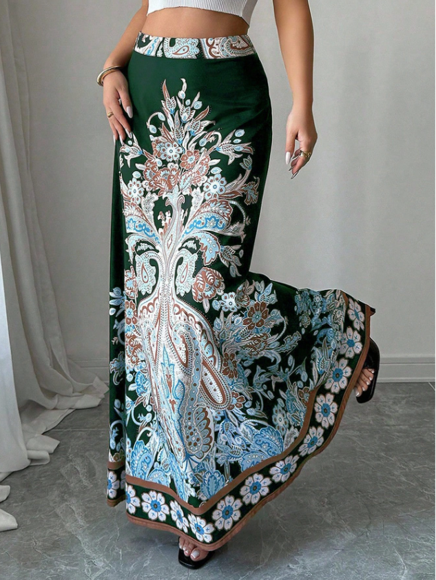 Soft Elegant Prints Skirt