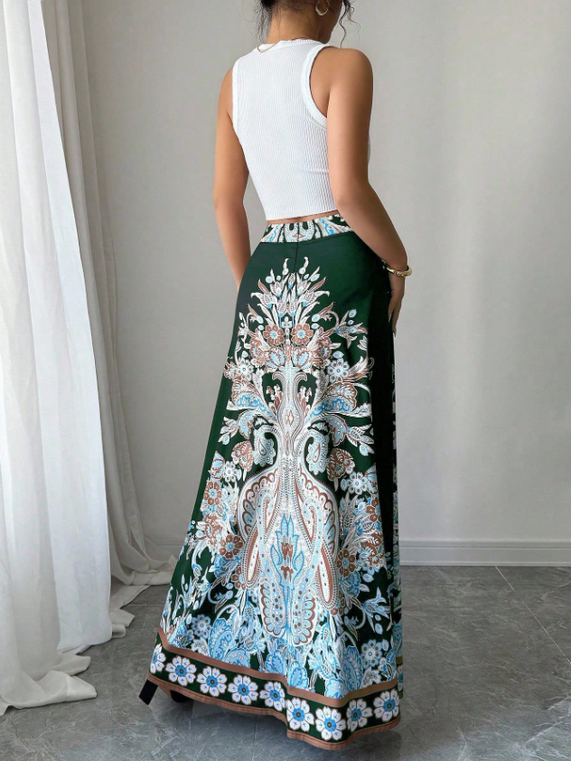 Soft Elegant Prints Skirt