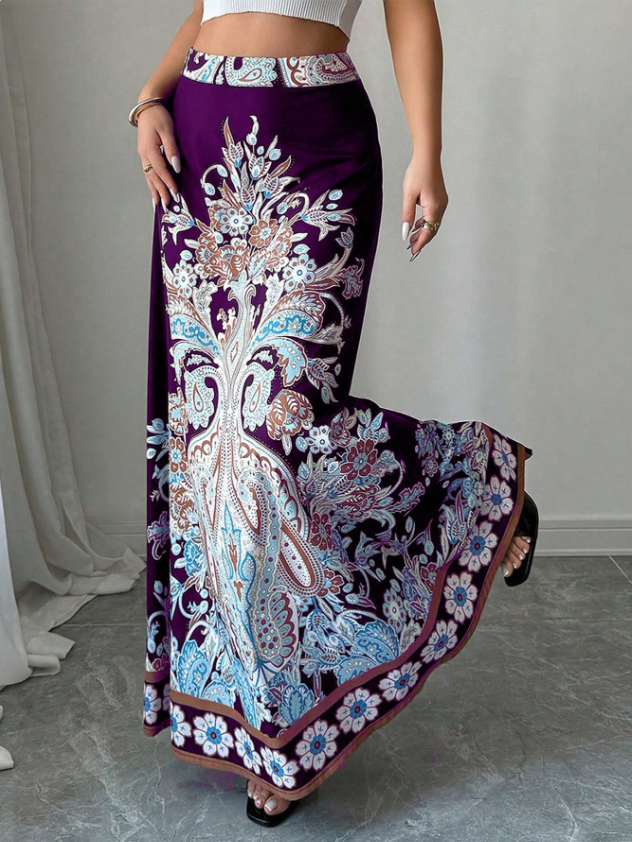 Soft Elegant Prints Skirt