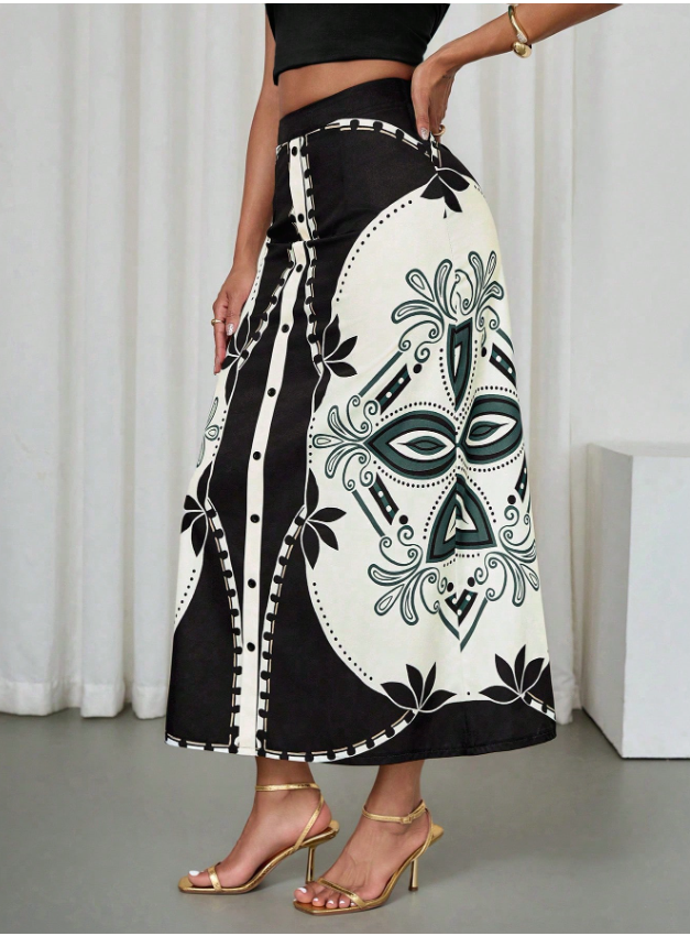 Prints in Luxury Skirt