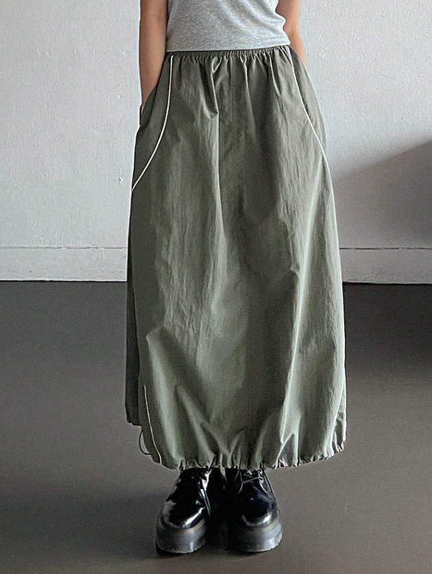 The Sage Cargo Skirt