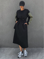 Colorblock Casual Dress