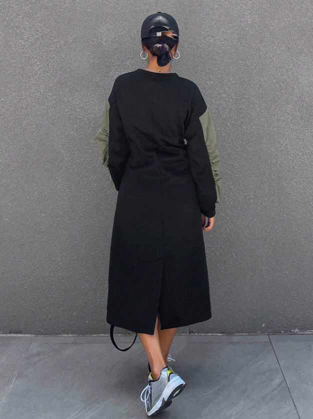 Colorblock Casual Dress