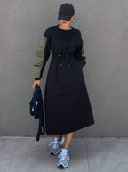 Colorblock Casual Dress