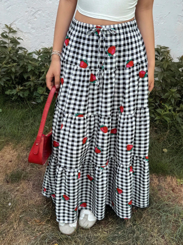 Pretty in Plaid Teen Skirt