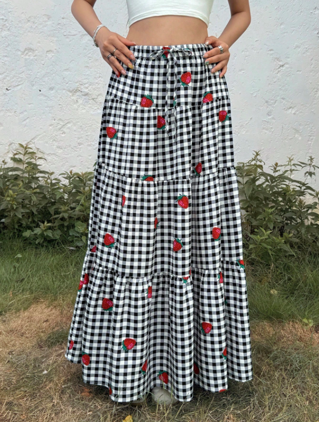 Pretty in Plaid Teen Skirt
