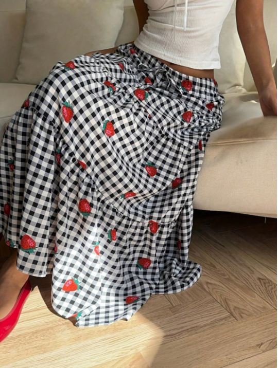 Pretty in Plaid Teen Skirt