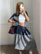 School Preppy 2pc OOTD
