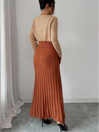 Intricately Fashioned Knit Suit