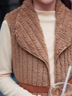 Sherpa Long Vest and Dress GIRLs