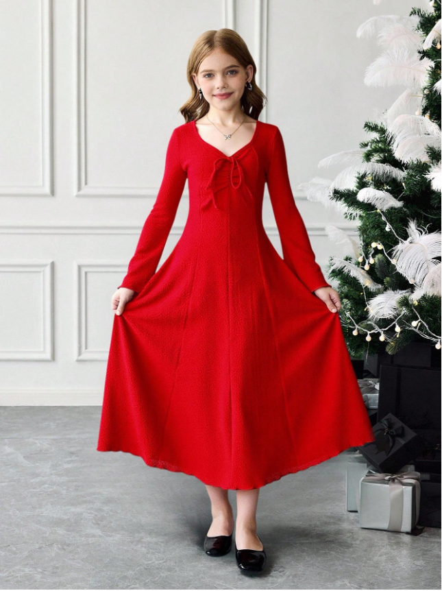 GIRLs Event Red Dress