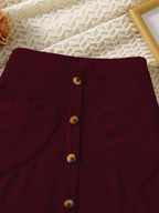 Heart Shaped Pocket Skirt