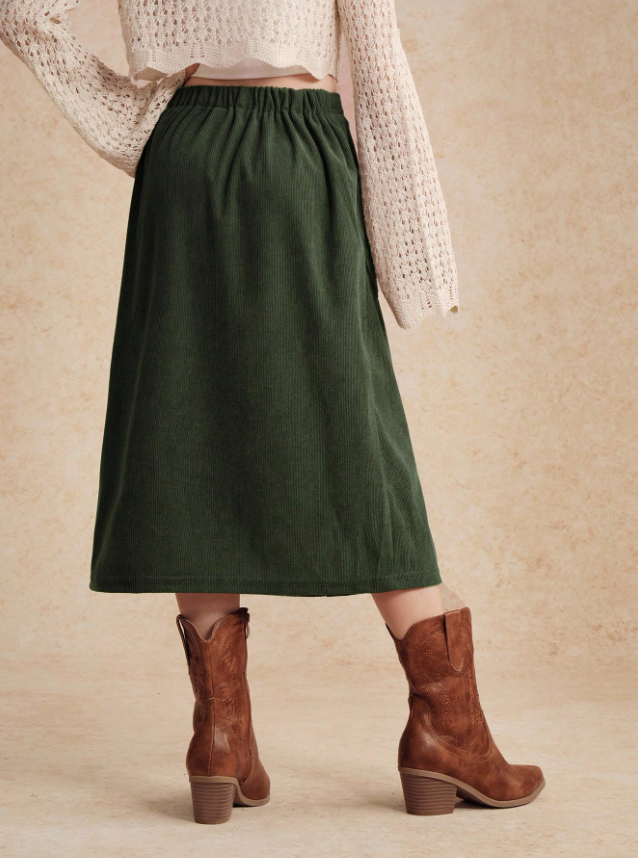 Heart Shaped Pocket Skirt