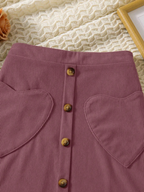 Heart Shaped Pocket Skirt