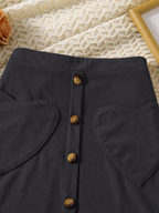 Heart Shaped Pocket Skirt